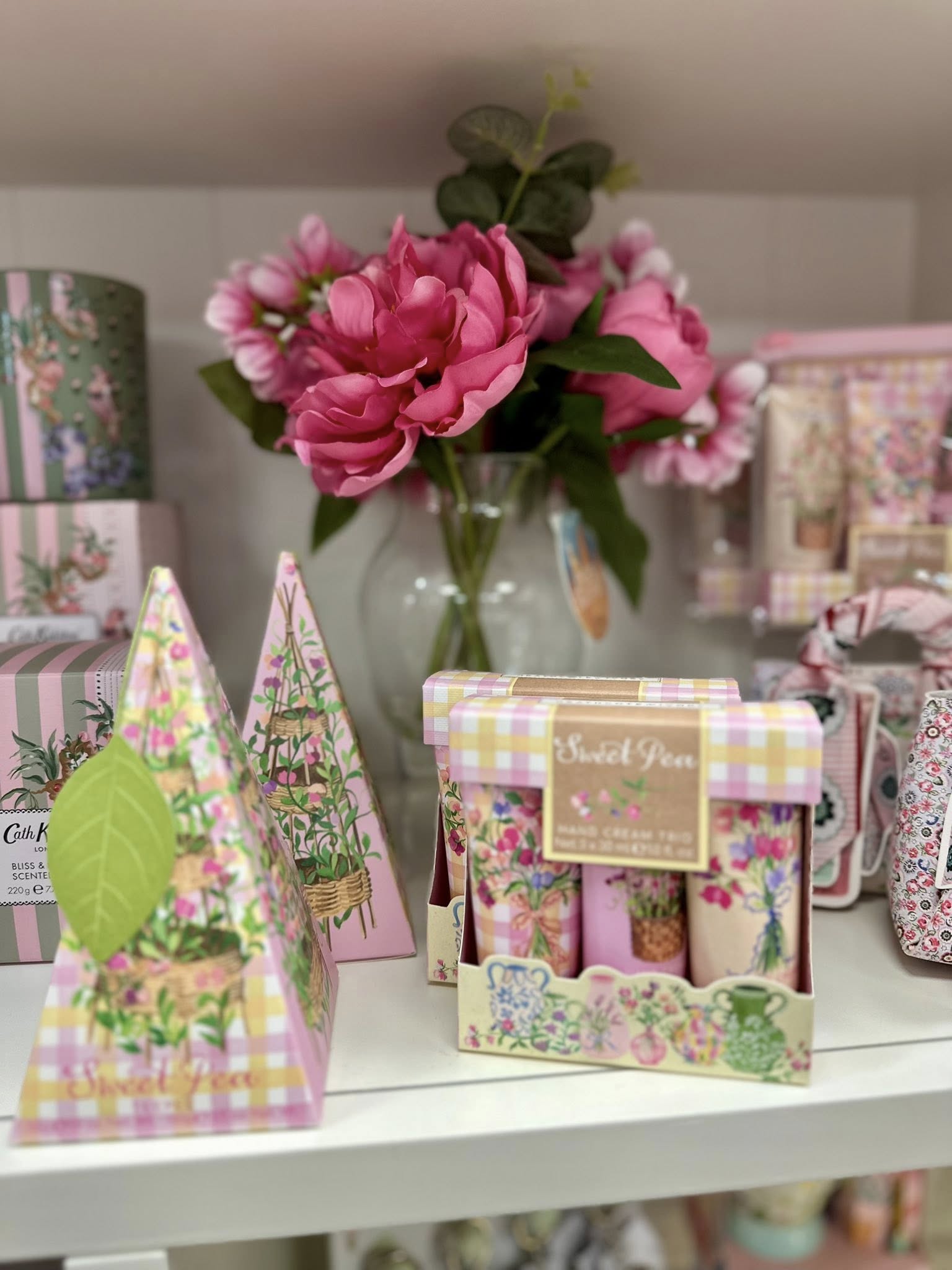 Beautiful gift products in the shop